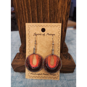 Spirit of Nature Woven Thread Earrings